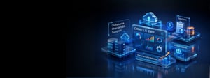 Oracle EBS support and managed cloud services infrastructure diagram