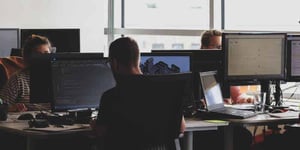 Team working on resolving malware attack in the Cloud platform