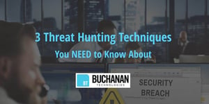 Banner explaining about threat hunting techniques