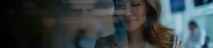 A lady in an office setting